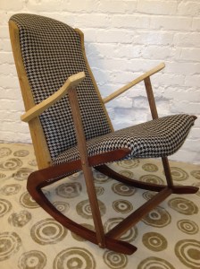 Scissor bespoke rocking chair